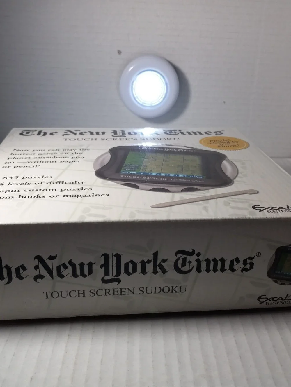 Excalibur Electronic NY53CS New York Times Touch Screen Sudoku Game Console